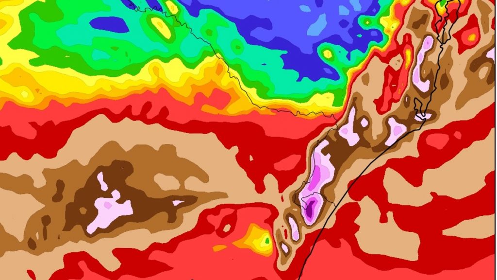 Alerta de chuva volumosa a extrema no RS e SC; veja as projeções