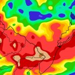 Chuva ganha força com vento neste sábado no Rio Grande do Sul