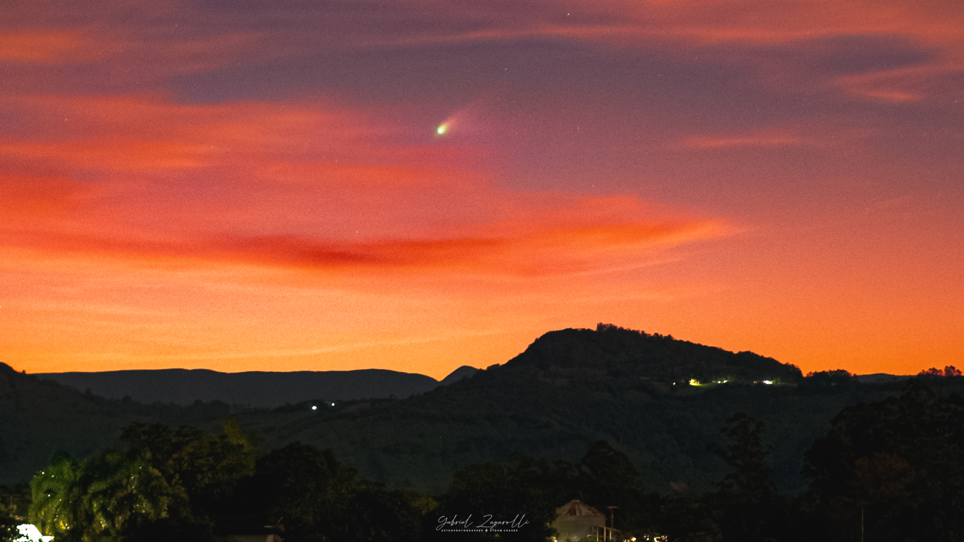 El «cometa del diablo» ahora se puede ver en los cielos del sur de Brasil
