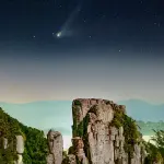Novas imagens mostram o “Cometa do Diabo” no céu do Rio Grande do Sul