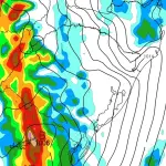 Frente fria vai avançar pelo Sul do Brasil com chuva e risco de temporais