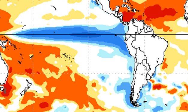 La Niña é mais provável no Pacífico a partir dos meses de inverno