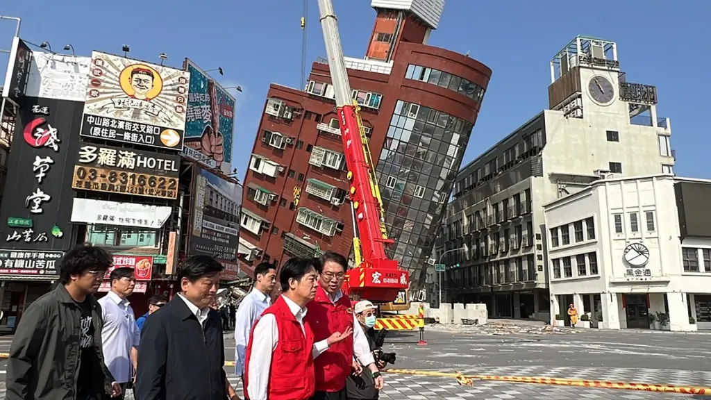 Fotos: maior terremoto em 25 anos em Taiwan