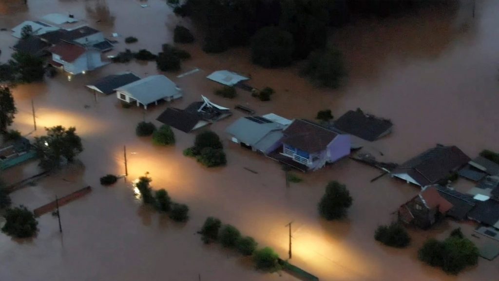 Chuva forte a intensa atingirá nesta sexta nascentes do Caí e Taquari