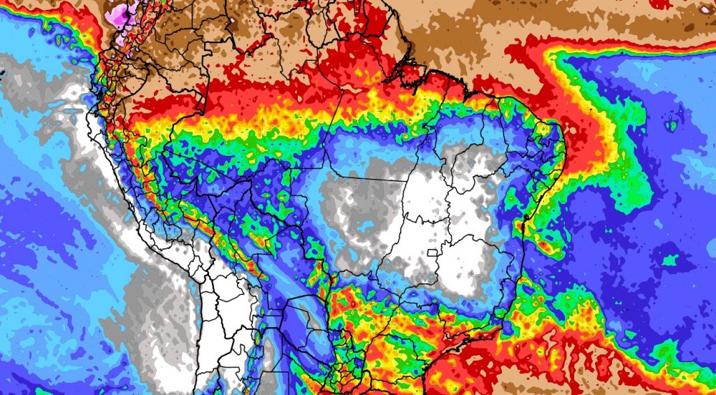 Previsão do tempo: tendência de chuva para dez dias (21/05/2024)