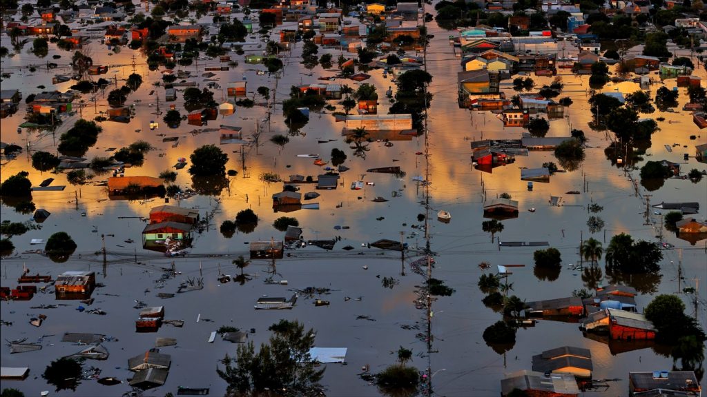 Alerta de grave risco de repique de cheia dos rios Gravataí e Sinos