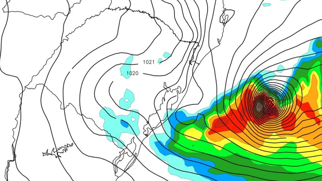 Ciclone na costa do Sul do Brasil trará chuva, vento forte e ressaca do mar