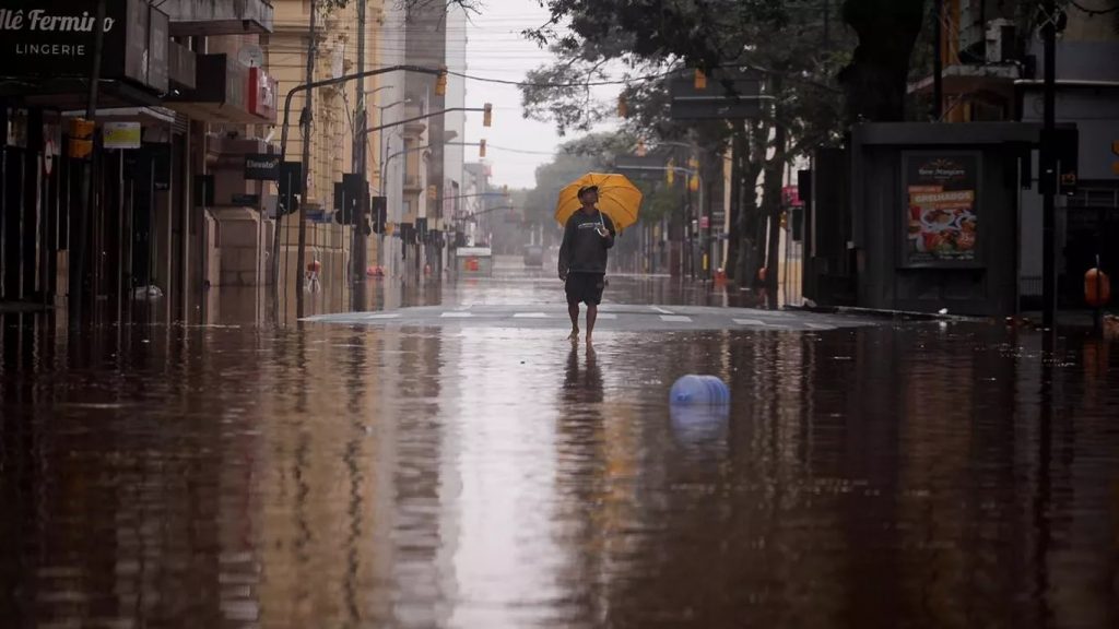 Frente causará chuva forte nas áreas de enchente da Grande Porto Alegre