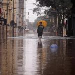 Frente causará chuva forte nas áreas de enchente da Grande Porto Alegre