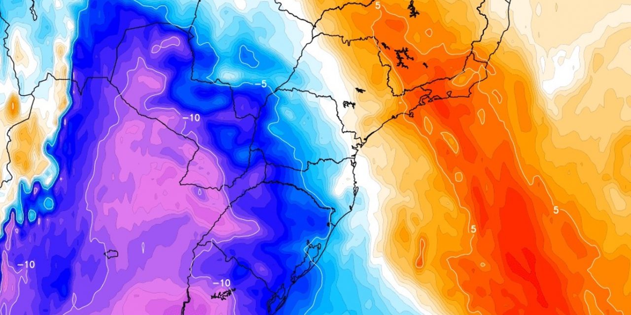 <span class="entry-title-primary">Massa de ar frio atingirá o Sul, Centro-Oeste e o Sudeste do Brasil</span> <h2 class="entry-subtitle">Temperatura cai acentuadamente já nesta sexta em muitas áreas. Massa de ar frio terá impacto mais amplo no fim de semana. </h2>