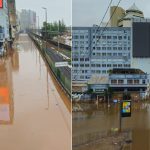 Fotos: Centro de Porto Alegre no primeiro e último fim de semana de maio