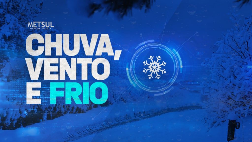 Vídeo: meteorologista Estael Sias explica o cenário de chuva, vento e frio