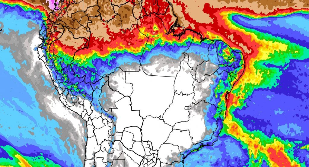 Previsão do tempo: tendência de chuva para dez dias (4/06/2024)