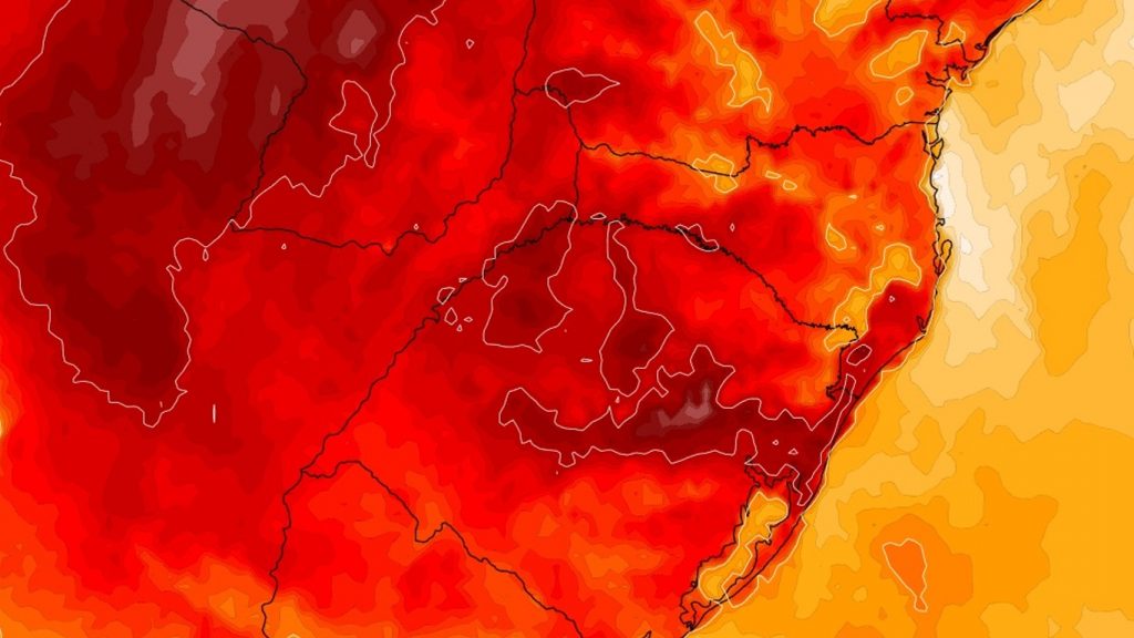 Calor intenso no último dia do veranico e véspera da volta da chuva