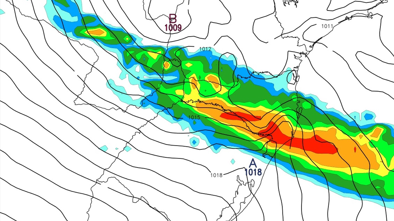 <span class="entry-title-primary">Frente fria avança com chuva nesta segunda por RS, SC e PR</span> <h2 class="entry-subtitle">Frente fria muda o tempo em grande parte do Sul do Brasil nesta segunda com queda acentuda da temperatura no Rio Grande do Sul </h2>