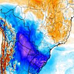 Forte massa de ar polar trará frio intenso e geada em centenas de cidades