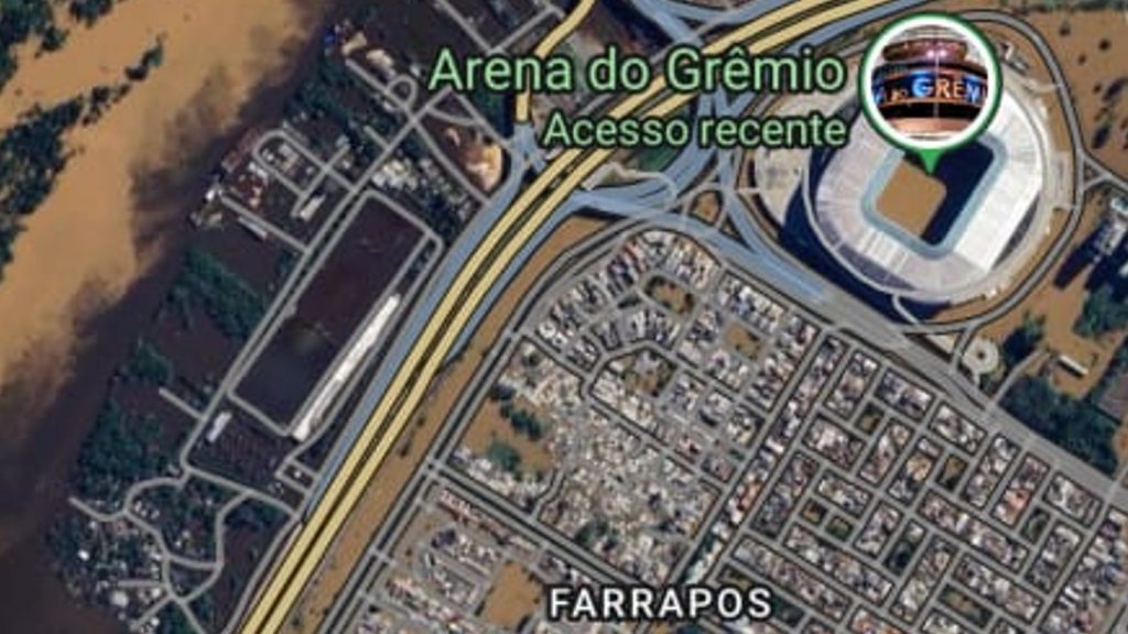 Google Maps é atualizado com imagens de Porto Alegre na enchente; veja
