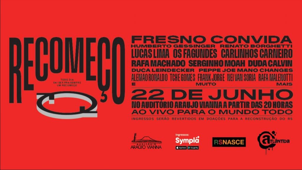 Músicos gaúchos se reúnem em festival para ajudar vítimas da enchente