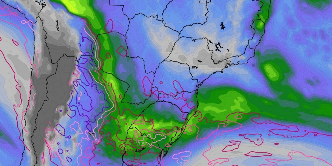 <span class="entry-title-primary">Rio atmosférico vai manter a chuva no Rio Grande do Sul</span> <h2 class="entry-subtitle">Canal de umidade organizado com o rio atmosférico avança da Amazônia até o Rio Grande do Sul e favorece chuva </h2>