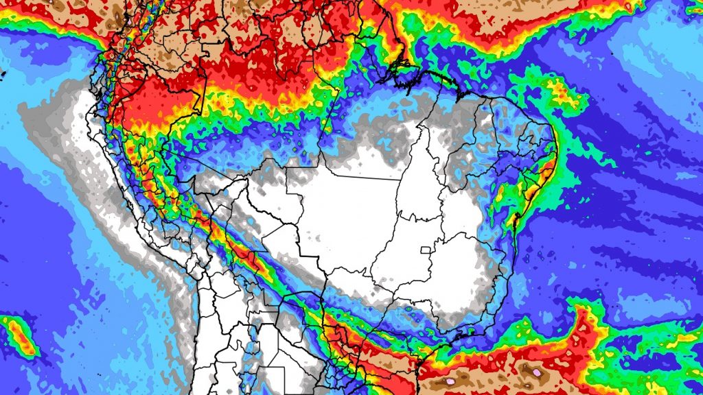 Previsão do tempo: tendência de chuva para dez dias (10/7/2024)