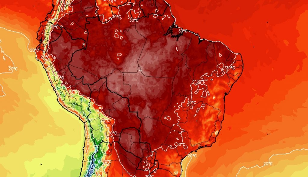 Calor no começo de agosto terá até 40ºC e atingirá muitos estados