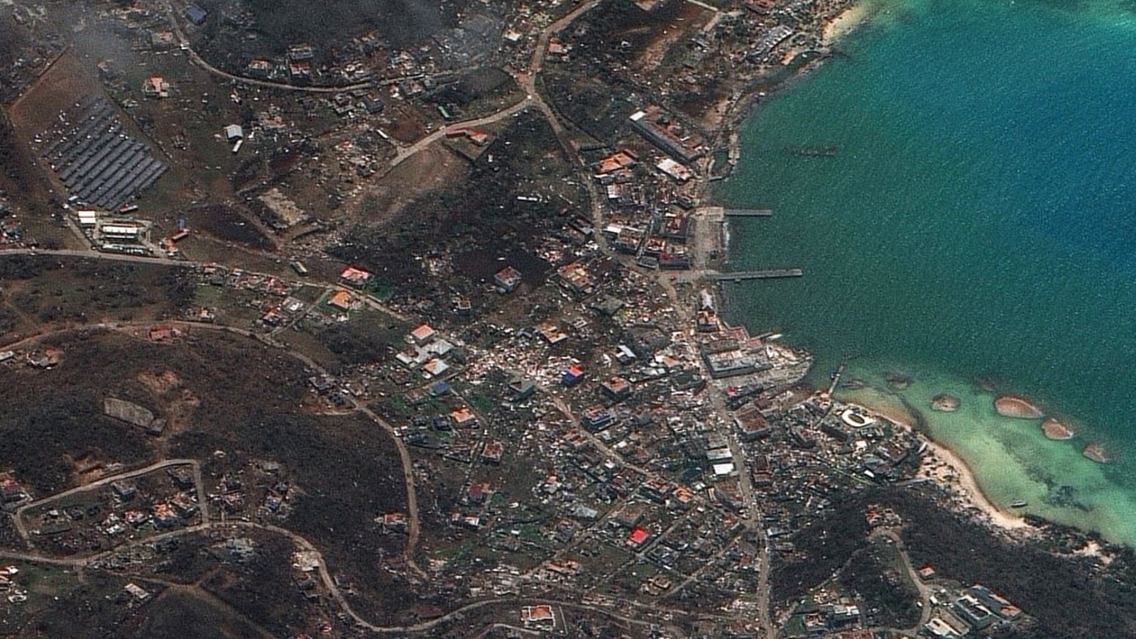 Satellite images show Caribbean islands devastated by Hurricane Beryl