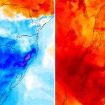 Choque térmico na virada do mês com frio abaixo de zero e depois calorão