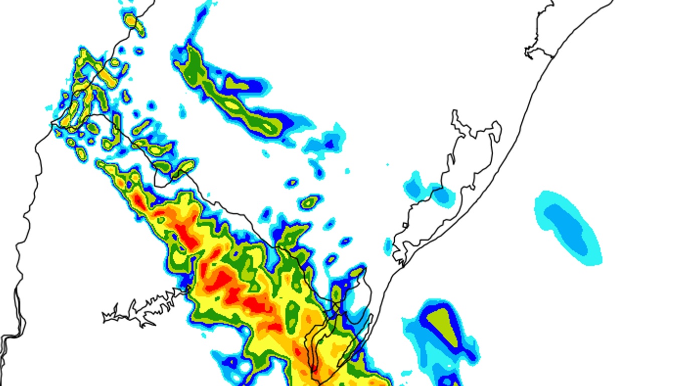<span class="entry-title-primary">Chuva retorna ao Rio Grande do Sul nesta quinta; veja onde deve chover</span> <h2 class="entry-subtitle">Previsão do tempo da MetSul indica que uma frente fria deve provocar chuva em parte do Rio Grande do Sul nesta quinta </h2>