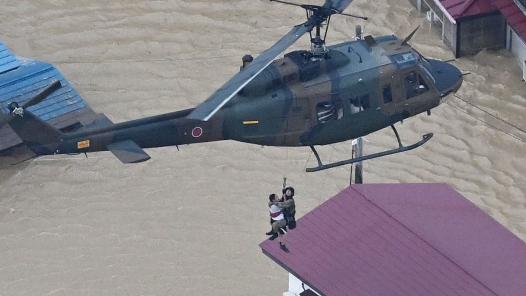 Enchente no Japão lembra imagens do Rio Grande do Sul; veja fotos