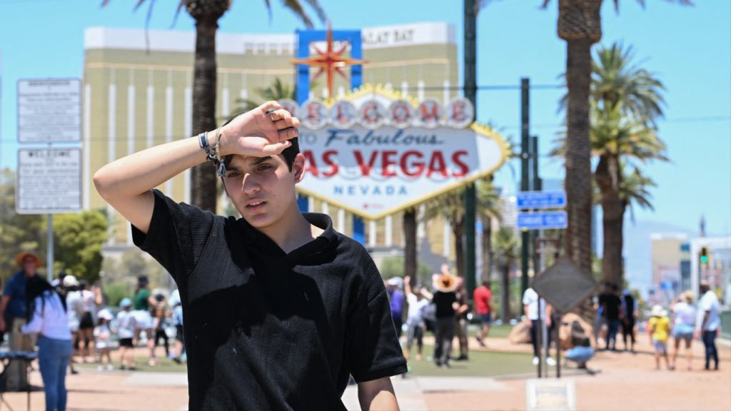 Las Vegas tem maior temperatura de sua história em onda de calor