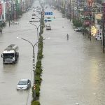 Pior tufão em oito anos causa inundações e naufrágios em Taiwan