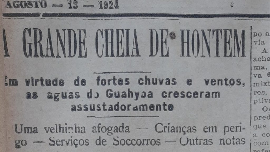 Grande enchente em Porto Alegre alagava a cidade há um século