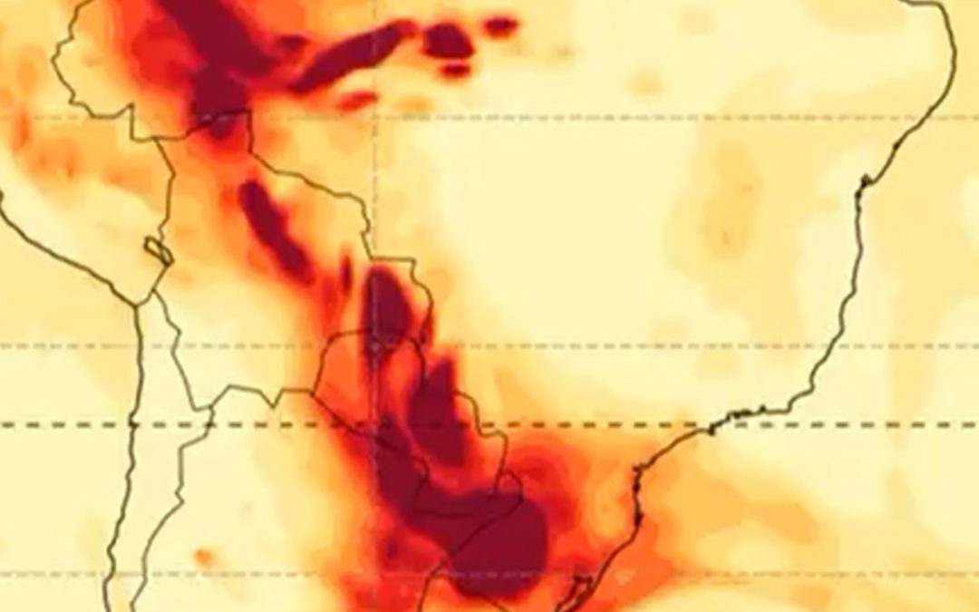 Animação mostra fumaça de queimadas se espalhando na América do Sul Número de queimadas neste mês de agosto está muito acima da média em diversas áreas da América do Sul com muita fumaça