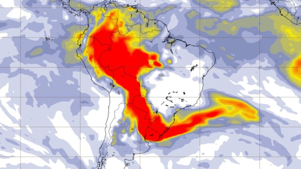 Chuva preta pode atingir o Rio Grande do Sul neste fim de semana