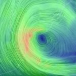 Ciclone trará rajadas de vento no ingresso de massa de ar frio