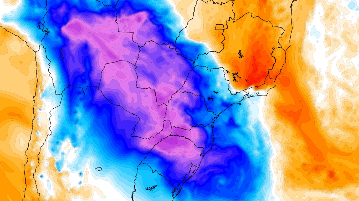 <span class="entry-title-primary">Ar polar ingressa no Brasil: veja projeções de temperatura, geada e neve</span> <h2 class="entry-subtitle">Massa de ar frio continental começa a ingressar pelo Sul e o Centro-Oeste do Brasil com tendência de geada em vários estados </h2>