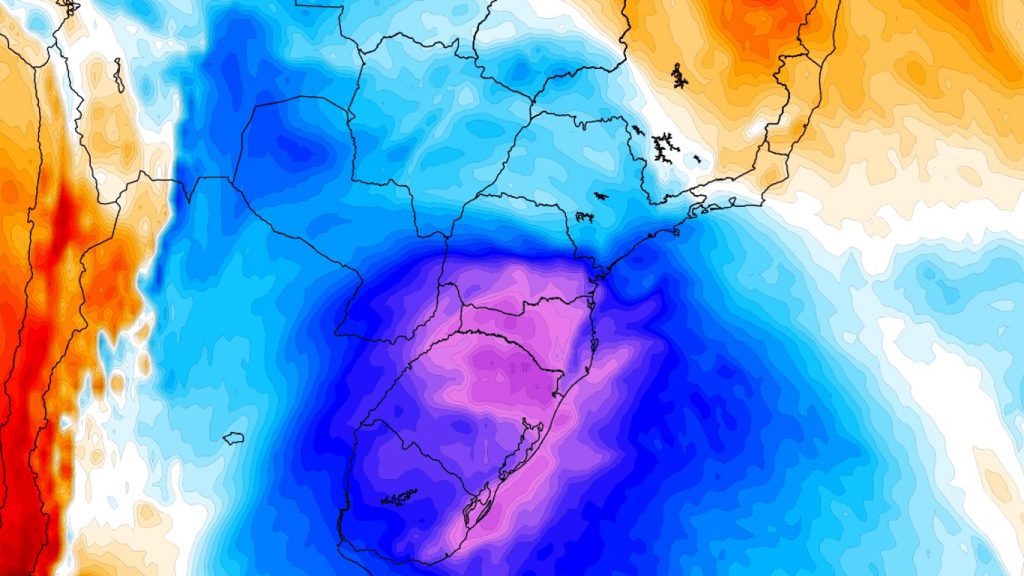 Reforço de ar polar aumenta o frio com geada forte e nova chance de neve