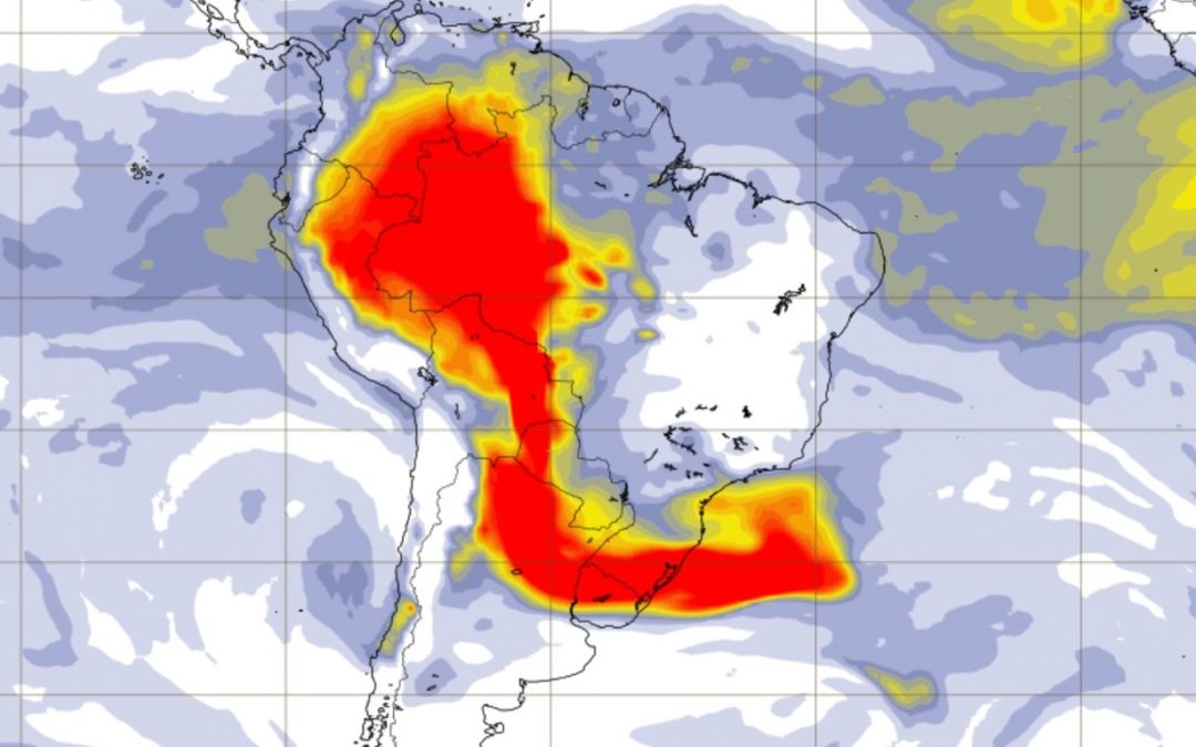 Correntes de vento trarão muita fumaça da Amazônia para o Sul do Brasil MetSul Meteorologia alerta que grande quantidade de fumaça do Norte do Brasil e Bolívia vai chegar ao RS, SC e PR