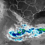 Ciclone entre a Argentina e o Uruguai traz vento neste fim de semana