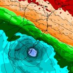 O tempo amanhã: baixa pressão segregada traz nuvens, vento e muito frio