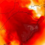 Ar quente avança com calor no Rio Grande do Sul e granizo no Uruguai