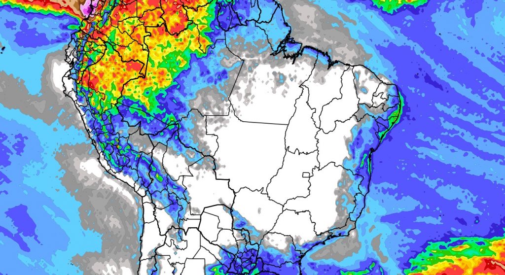 Previsão do tempo: tendência de chuva para dez dias no Brasil