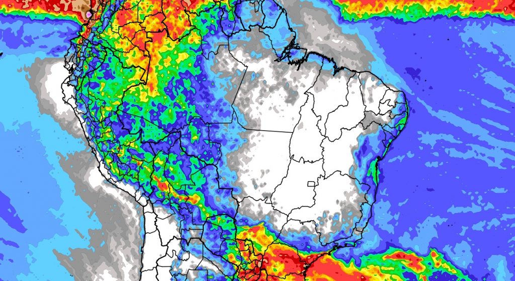Previsão do tempo: tendência de chuva para dez dias
