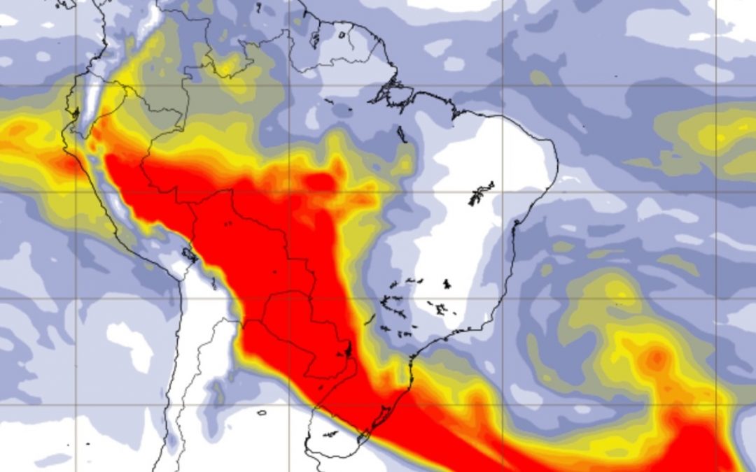 Confira o caminho da fumaça dia a dia no Brasil até o final da semana Veja em mapas de modelo de aerossois onde vai estar a fumaça das queimadas no Brasil dia a dia entre hoje e a sexta-feira