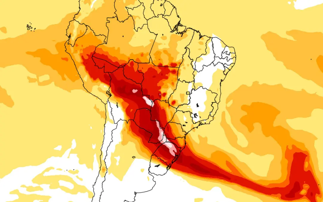 MetSul disponibiliza mapas gratuitos de previsão de fumaça para o Brasil Usuário da MetSul poderá acessar gratuitamente e a qualquer hora as mais recentes previsões de fumaça no Brasil