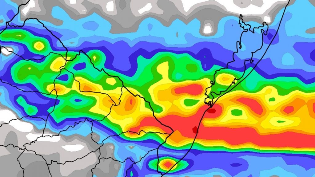Veja onde a semana começa com chuva no Rio Grande do Sul