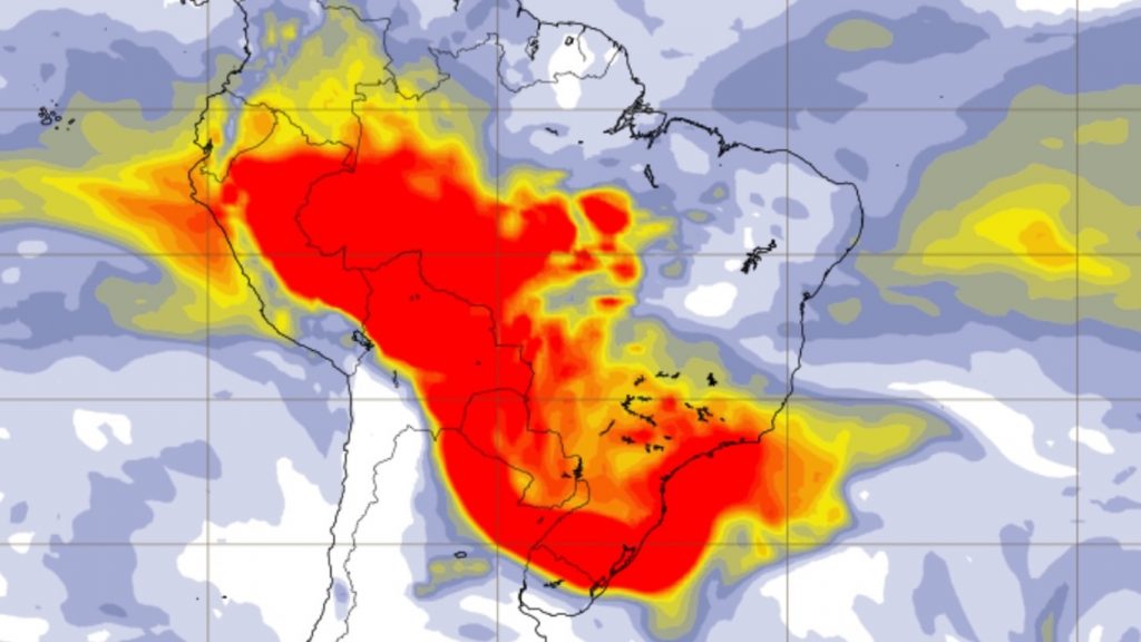 Corredor de fumaça vai voltar ao Sul do Brasil neste fim de semana