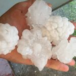 Tempestades entre Uruguai e Rio Grande do Sul causam granizo gigante