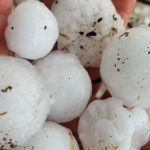 Tempestades avançam pela Argentina e Uruguai com muito granizo