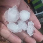 Granizo vai atingir muitas cidades nesta segunda-feira